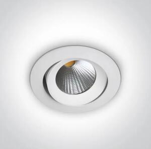 VGRADNA LED SVETILKA/7W/3000K/420lm/24°/240V BELA DM11107A/W/W#