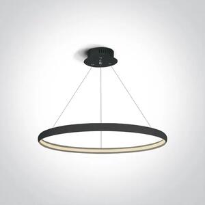 VISEČA LED SVETILKA 19W IP20 230V 3000K 1000lm ČRNA DM63048/B
