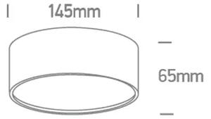 STROPNA SVETILKA 20W CCT IP20 BELA DM12120M/W/V