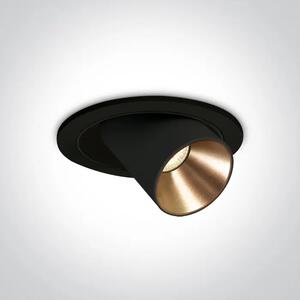 VGRADNA LED SVETILKA COB 12W CCT 700mA TEMNO SVETLO ČRNA DM11112B/B/V