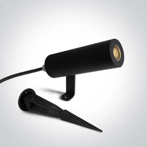 ČRNI ZUNANJI REFLEKTOR 6,5 W 700 mA WW IP65 TEMNA LUČ DM67538B/B/W
