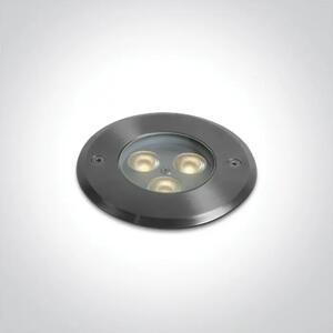VGRADNA LED TALNA SVETILKA IP67 3x1W WW 24V DC DM69076A/W