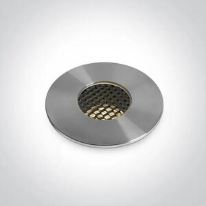 LED TALNA VGRADNA SVETILKA 6,5 W WW IP67 SATJE TEMNA LUČ 700 mA ALUMINIJASTA DM69068CH/W