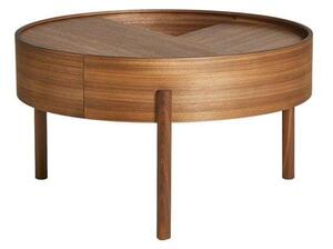 WoudWoud - Arc Coffee Table Ø66 Walnut Woud