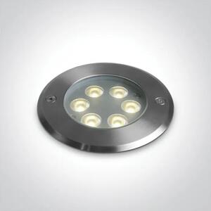 VGRADNA LED TALNA SVETILKA IP67 6x1W WW 24V DC DM69076B/W