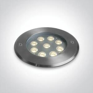 VGRADNA LED TALNA SVETILKA IP67 9x1W WW 24V DC DM69076C/W