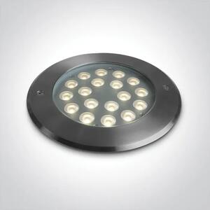 VGRADNA LED TALNA SVETILKA IP67 18x1W WW 24V DC DM69076D/W