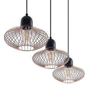 LindbyLindby - Justinos 3 Pendant Black/Copper Lindby