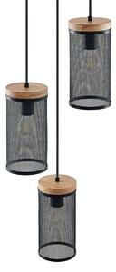 LindbyLindby - Kiriya Cluster Pendant Black/Wood Lindby