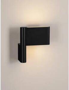 FLUSSO STENSKA SVETILKA ČRNA LED 5W 220-240V 189lm IP20 3000K NL9540277
