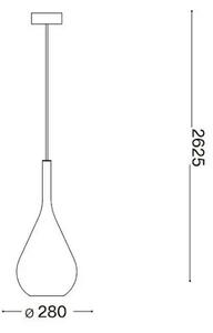 VISEČA SVETILKA KALIQUE SP1-3 D28 ČRNA E27 1x42W IP20 ID359724