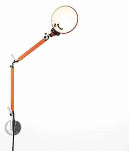TOLOMEO MIKRO STENSKA SVETILKA Z NOSILCEM ORANŽNA E14 A010960 + A025150 AR010960+AR025150