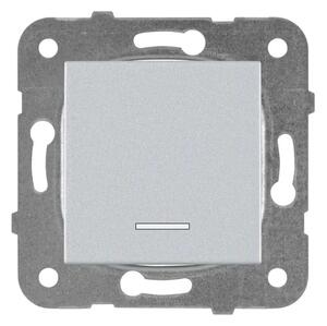 PANASONIC SREBRNA STIKALA Z ŽARNICO 16A PS005