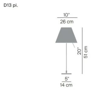 COSTANZINA LED MALA NAMIZNA SVETILKA D13pic ALUMINIJASTA Z BELO ŽARNICO LP1D13=NPLC020