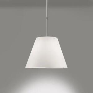 ALUMINIJASTA VISEČA SVETILKA COSTANZA D13s Z BELIM SENČNIKOM E27 LP1D13NS000020+LP9D1301511702
