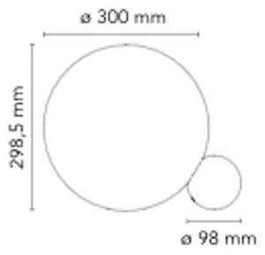 NAMIZNA SVETILKA COPYCAT 24K ZLATO 16W 900lm 2700K IP20 FL1952044