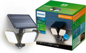 Zyren VANJSKI ZIDNI SOLARNI REFLEKTOR SA SENZOROM 24.5W 5000K CRNA 8721103105455
