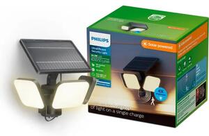 Zyren VANJSKI ZIDNI SOLARNI REFLEKTOR SA SENZOROM 24.5W 3000K CRNA 8721103105431