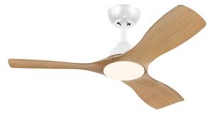 Olas STROPNI VENTILATOR S PRIGUŠIVOM SVJETILJKOM 30W+24W BIJELA/DRVO 8721103095985