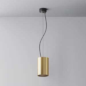 Maytoni LED viseča svetilka Efir, zlata mat, Ø 10,5cm, 33W, 38°, Zlata / medeninasta, Dnevna soba / jedilnica, Aluminij, Sodobni