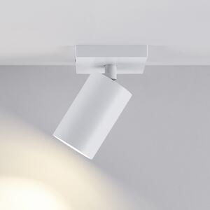 Deko-Light Stropna svetilka CAN TILT, bela, 11 x 9 cm, 1-svetlobna, kovinska GU10, zatemnjen, Bela, Dnevna soba / jedilnica, Aluminij
