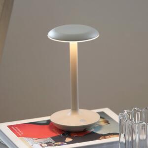 Markslöjd LED namizna svetilka Petit, siva, aluminij, IP44, zatemnjen, Bež, Aluminij, Sodobni