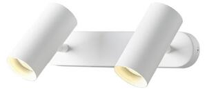 SLV LED stropni reflektor Noblo, dolžina 24 cm, kovina, 2-slojni., zatemnjen, Bela, Dnevna soba / jedilnica, Aluminij, Sodobni