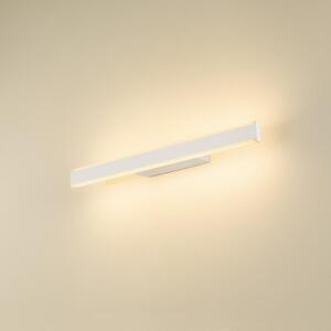 SLV LED stenska svetilka za kopalnico One Linear, 52 cm, bela, kovina, CCT, zatemnjen, Bela, Kopalnica, Aluminij, Sodobni