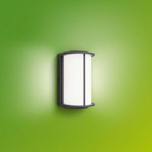 Philips LED zunanja stenska svetilka Reese UE, antracit, aluminij, IP44, Črna, Aluminij, Sodobni