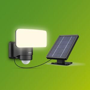 Philips LED-sončni zunanji reflektor Tylus, črn 5.000K senzor, Črna, Plastika, Solarne luči