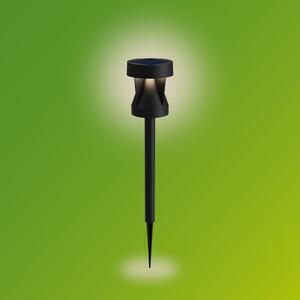 Philips LED-solarna svetilka Avery, zemeljski kolik, črna, IP44, Črna, Plastika