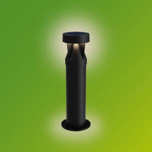 Philips LED-Solar-Sockelleuchte Avery, črna, IP44, Črna, Plastika