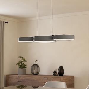 EGLO connect Smart LED-visoka svetilka Barbano-Z, siva, zatemnjen, Siva, Dnevna soba / jedilnica, Kovina, Sodobni