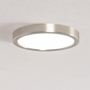 EGLO connect Smart LED-nadgradna svetilka Fueva 6-Z, siva, Ø 21 cm, zatemnjen, Siva, Dnevna soba / jedilnica, Plastika, Sodobni
