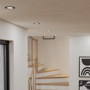 EGLO connect pametna LED-svetilka Carosso-Z, Ø 9 cm, črna, zatemnjen, Črna, Dnevna soba / jedilnica, Aluminij, Sodobni