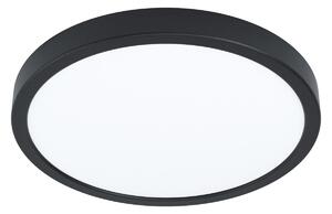 EGLO connect Smart LED-nadgradna svetilka Fueva 6-Z, črna, Ø27cm, zatemnjen, Črna, Dnevna soba / jedilnica, Plastika, Sodobni