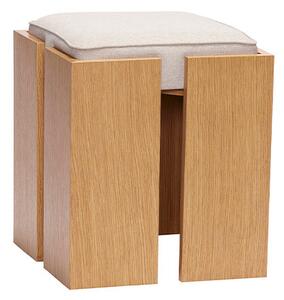 HübschHübsch - Forma Stool Sand/Natur