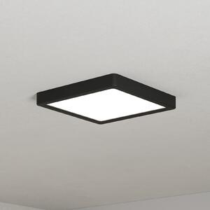 EGLO connect Smart LED-nadgradna svetilka Fueva 6-Z, črna, 22 cm, zatemnjen, Črna, Dnevna soba / jedilnica, Plastika, Sodobni