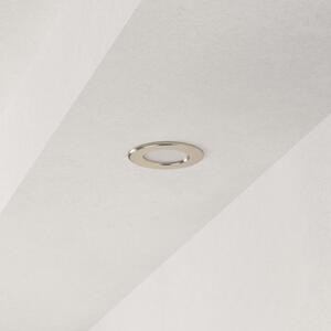EGLO connect LED vgradna svetilka Fueva 6-Z, siva, komplet 3 kosov, zatemnjen, Siva, Dnevna soba / jedilnica, Plastika, Sodobni