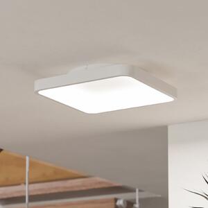 EGLO connect Smart-LED stropna svetilka Loretello-Z, kvadratna, bela, zatemnjen, Bela, Dnevna soba / jedilnica, Kovina, Sodobni