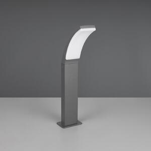 Reality Leuchten LED-svetilka Beja, antracit, aluminij, višina 60 cm, Črna, Aluminij, Sodobni