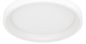 EGLO connect Smart-LED stropna svetilka Loretello-Z, okrogla, bela, zatemnjen, Bela, Dnevna soba / jedilnica, Kovina, Sodobni