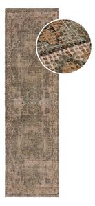 Kaki zelen ročno tkan tekač iz mešanice jute 60x230 cm Selena Jute Traditional – Flair Rugs