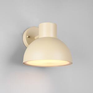 Trio Lighting Zunanja stenska svetilka Elbe, pesek-bež, litega aluminija, E27, zatemnjen, Bež, Aluminij, Skandinavski