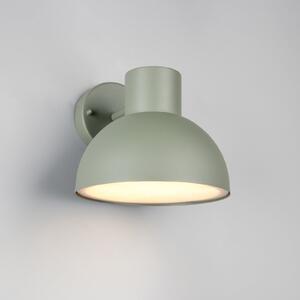 Trio Lighting Zunanja stenska svetilka Elbe, zelena, litega aluminija, E27, zatemnjen, Zelena, Aluminij, Skandinavski