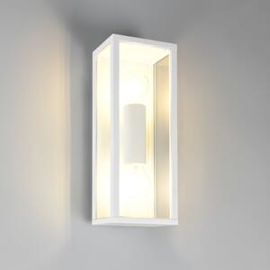 Trio Lighting Zunanja stenska svetilka Garonne, bela mat, litega aluminija, E27, Bela, Aluminij, Sodobni