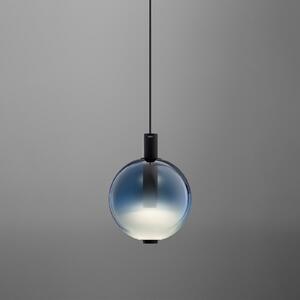 OLEV LED obesna svetilka BEAM STICK NUANCE, modra, Ø 20 cm, 927, zatemnjen, Modra, Dnevna soba / jedilnica, Steklo, Dizajn
