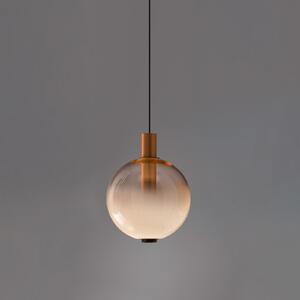 OLEV LED obesna svetilka BEAM STICK NUANCE, roza, Ø 20 cm, 927, zatemnjen, Roza / rosé, Dnevna soba / jedilnica, Steklo, Dizajn