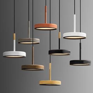OLEV LED obesna svetilka OVERFLY, zlata, Ø 15 cm, kovina, 927 dim, zatemnjen, Zlata / medeninasta, Dnevna soba / jedilnica, Aluminij, Dizajn
