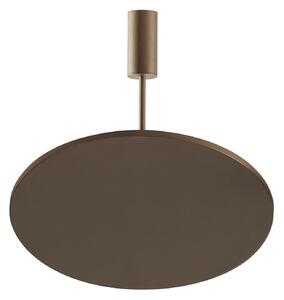 OLEV LED stropna svetilka FLUENTIS, rjava, Ø 54 cm kovina 2.700 K, Rjava / rjasta, Dnevna soba / jedilnica, Aluminij, Dizajn